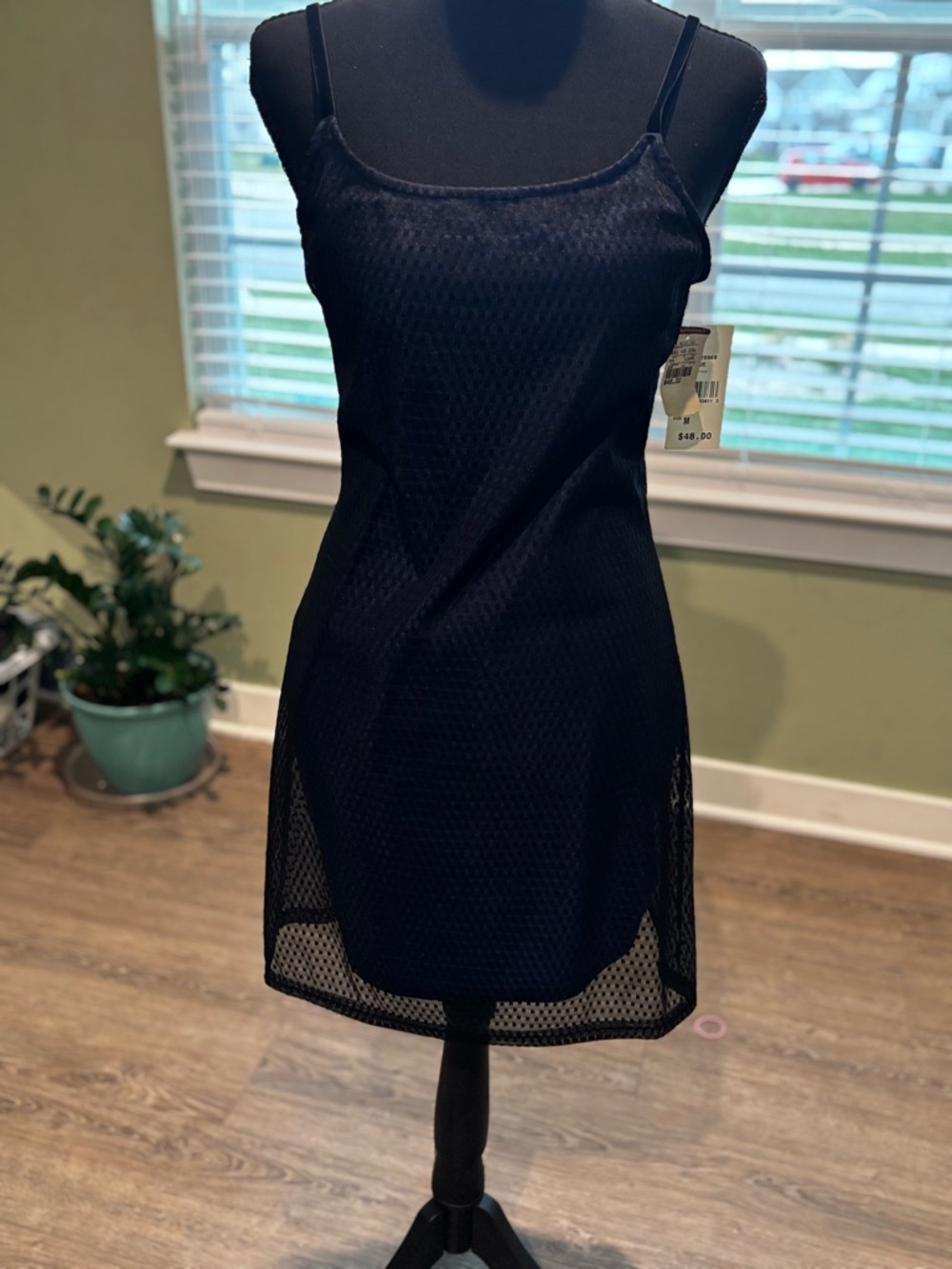 Vintage Byer Too! Women's Blue Slip Dress Medium Regular Size M California
